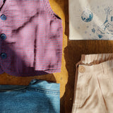 Konges Sløjd A/S Pantalon - Tissé oxford tan