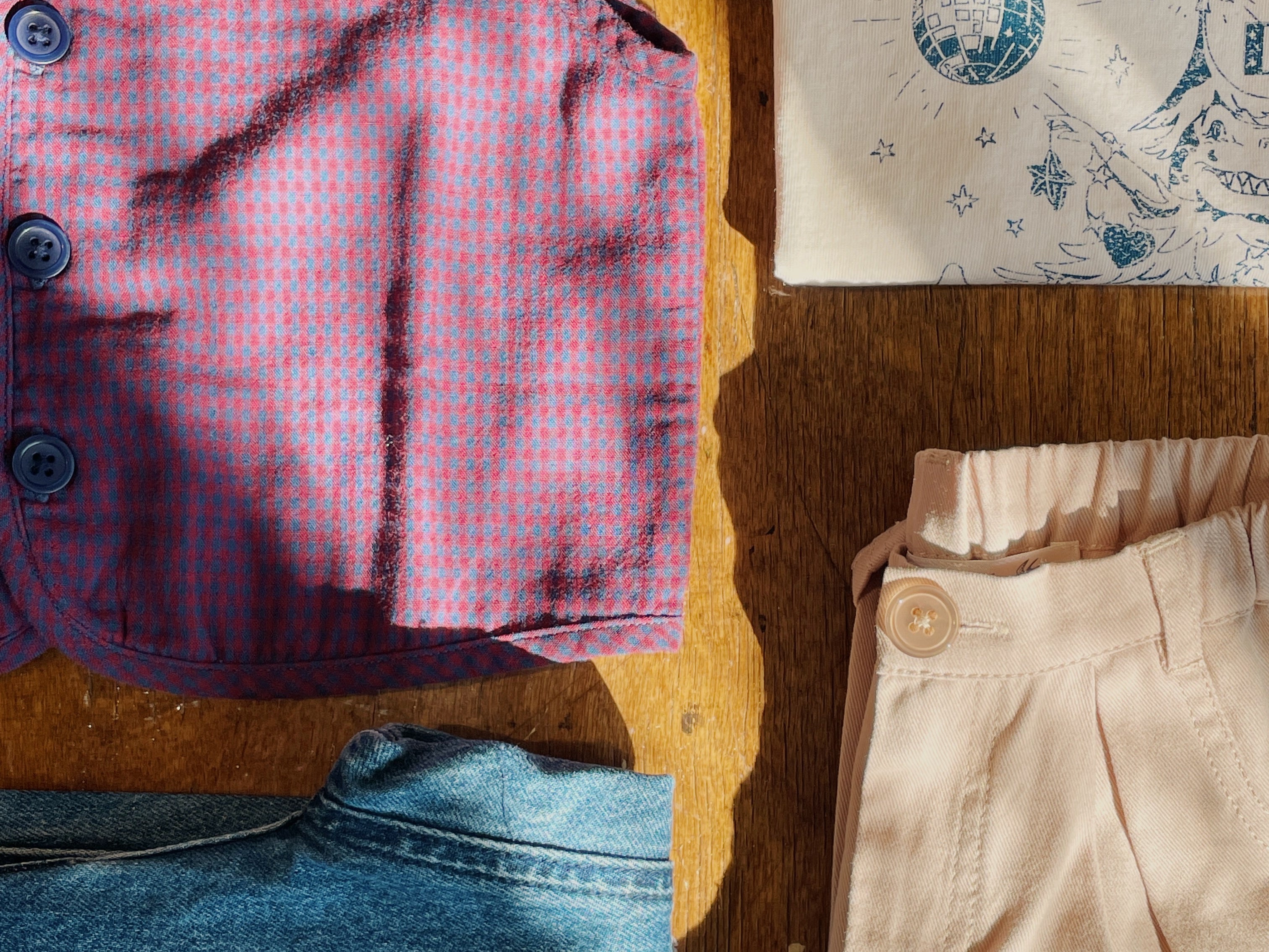 Konges Sløjd A/S Pantalon - Tissé oxford tan