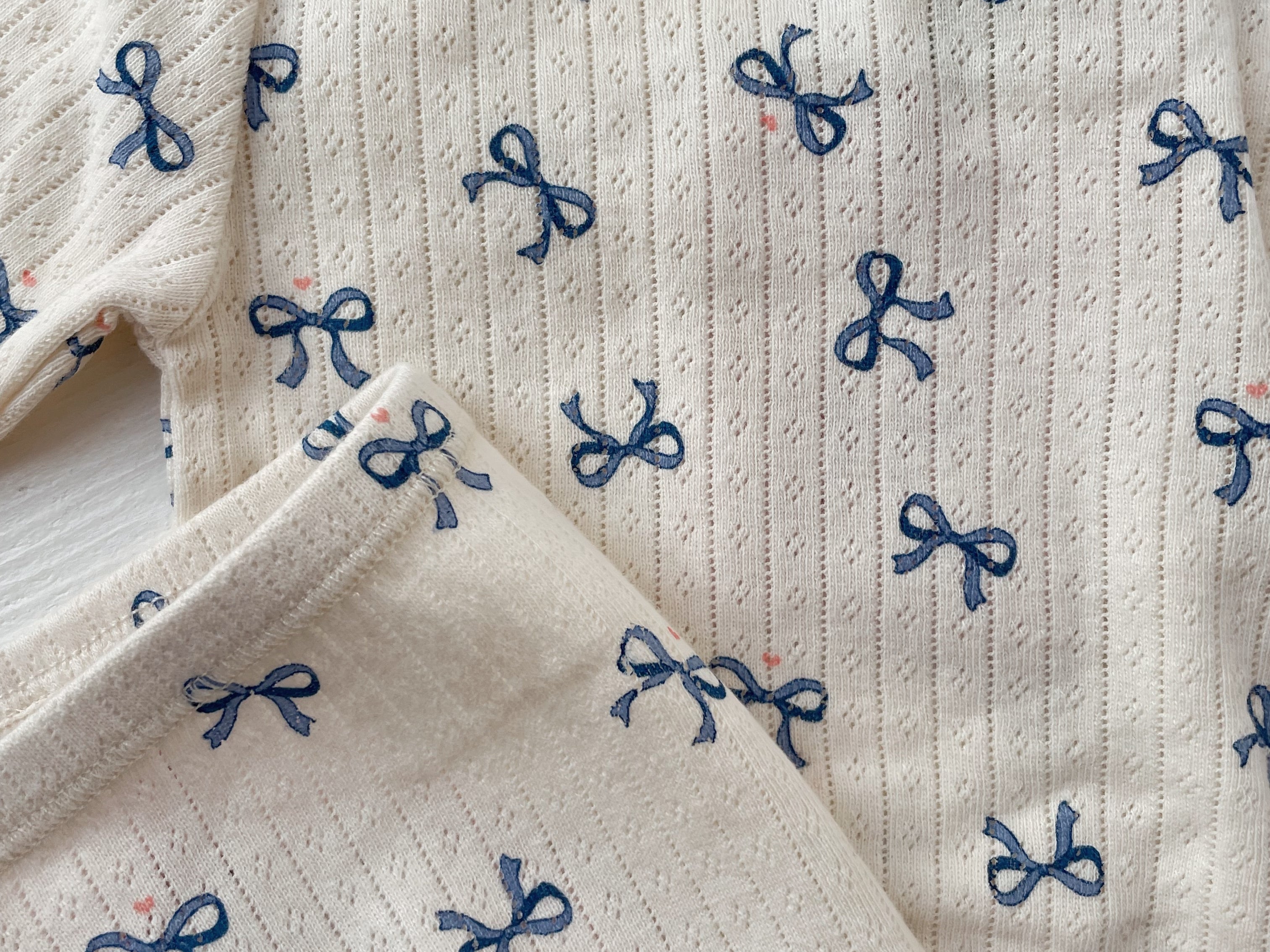 Konges Sløjd A/S Robes - Jersey bow bleu