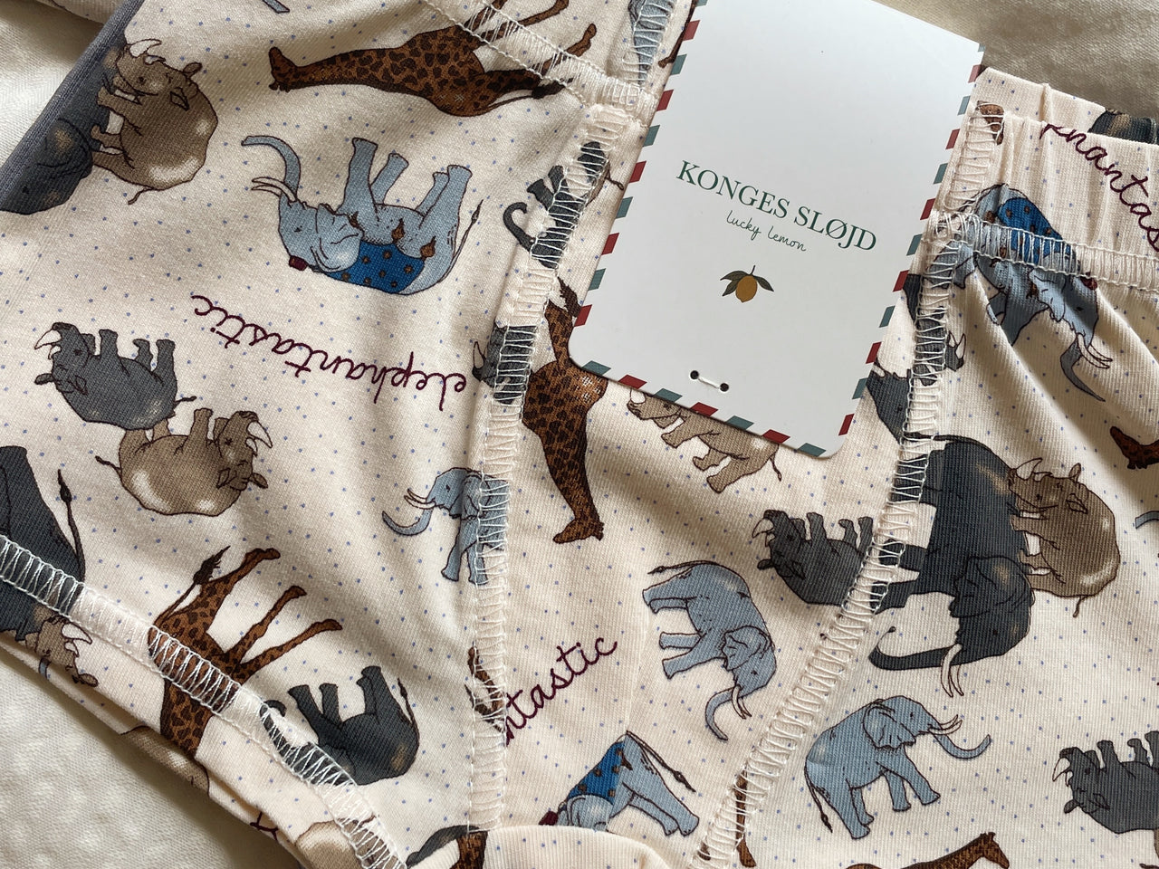 Konges Sløjd A/S UNDERWEAR elefantastic/sleet