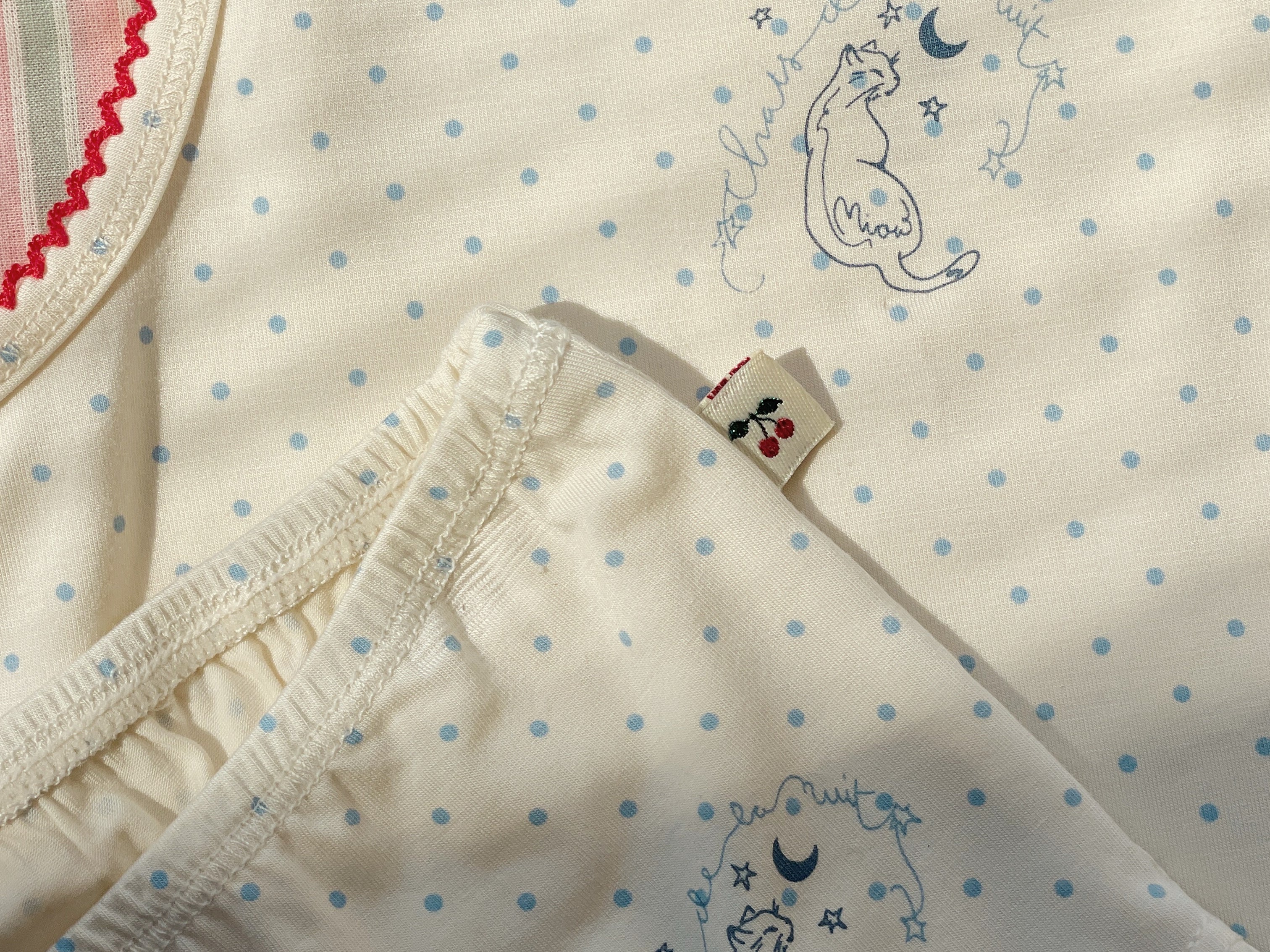 Konges Sløjd A/S Sous-vêtements blue kitty dot/tramonto