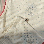 Konges Sløjd A/S UNDERWEAR blue kitty dot/tramonto