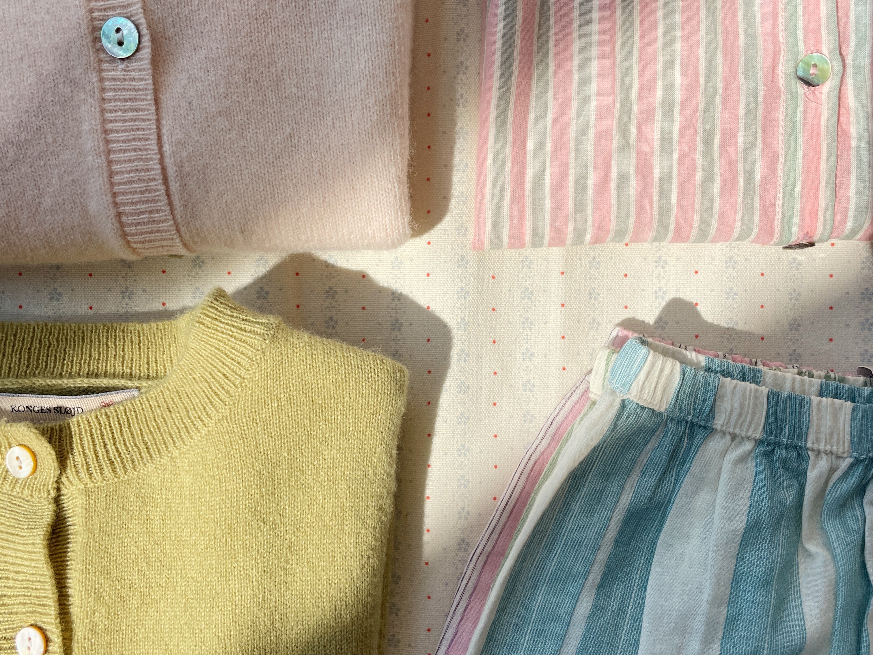 Konges Sløjd A/S WOVEN SHIRTS blush stripe