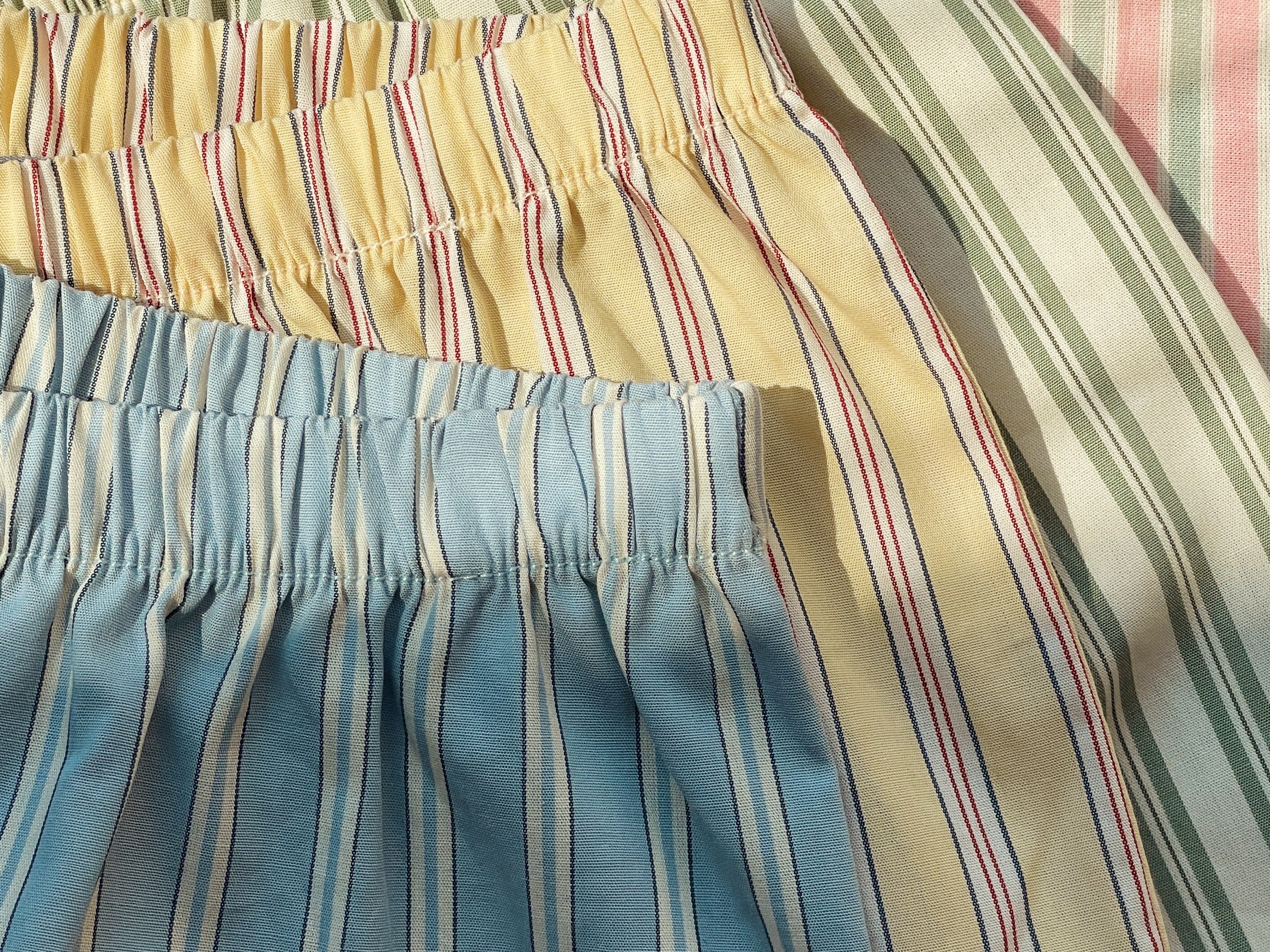 Konges Sløjd A/S WOVEN SHORTS & BLOOMERS soleil/bleu/basil stripe