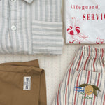 Konges Sløjd A/S WOVEN SHORTS & BLOOMERS stripe winds