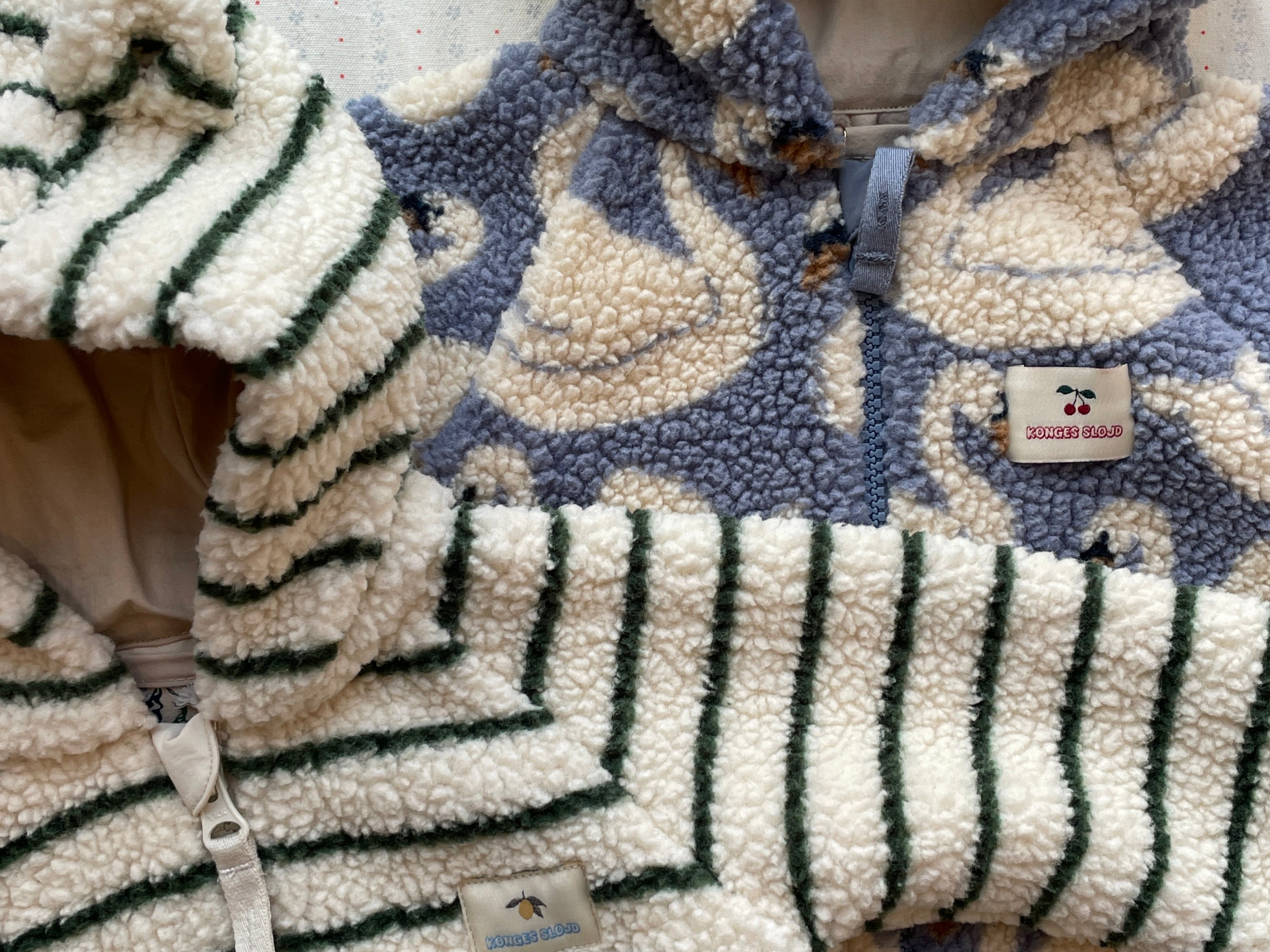 Konges Sløjd A/S TEDDY & FLEECE erba stripe