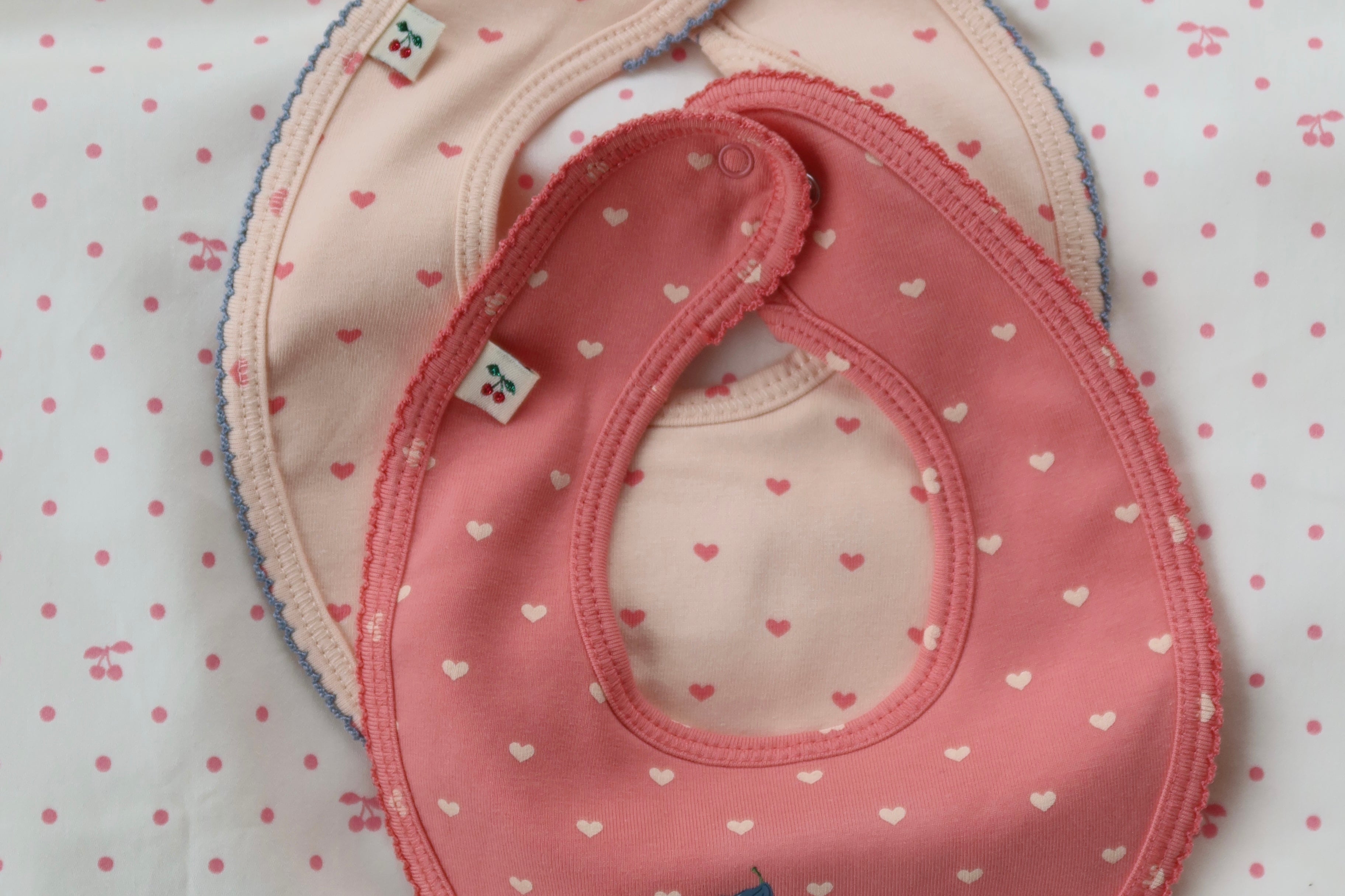 Konges Sløjd A/S BIBS coeur lantana/teddy coeur