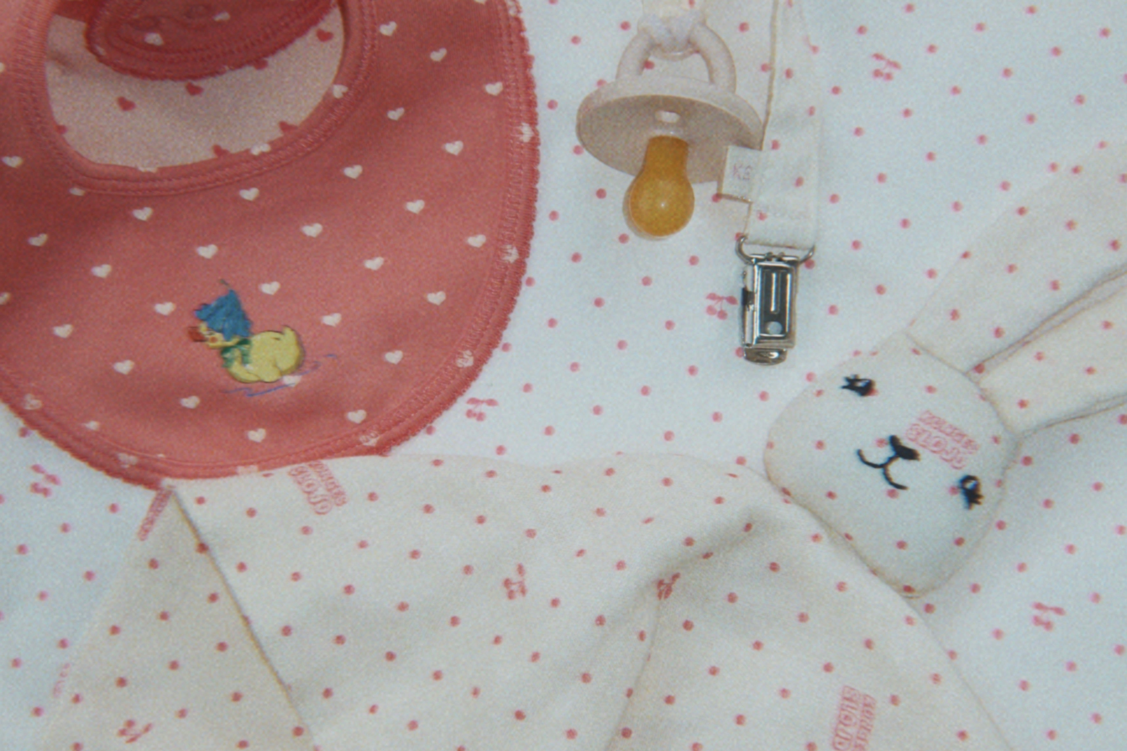 Konges Sløjd A/S BIBS coeur lantana/teddy coeur