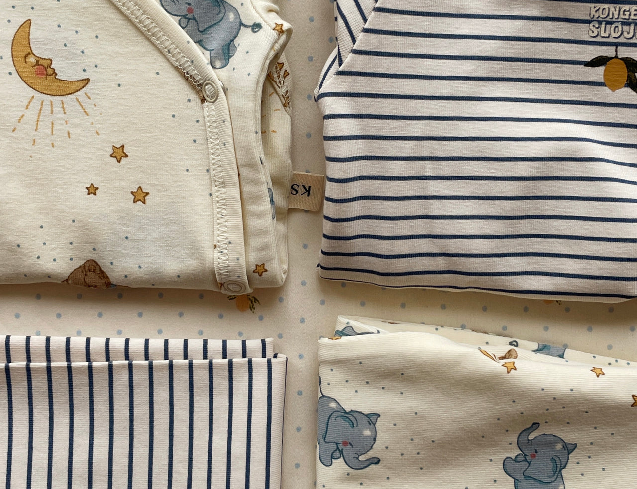 Konges Sløjd A/S JERSEY PANTS stripe como