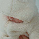 Konges Sløjd A/S Grenouillères avec capuche antique white