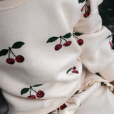 Konges Sløjd A/S Pantalon - Jersey ma grande cerise