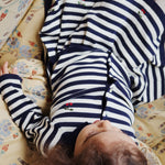 Konges Sløjd A/S Jupes - Jersey navy stripe