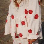 Konges Sløjd A/S WOVEN SHIRTS ladybug bow