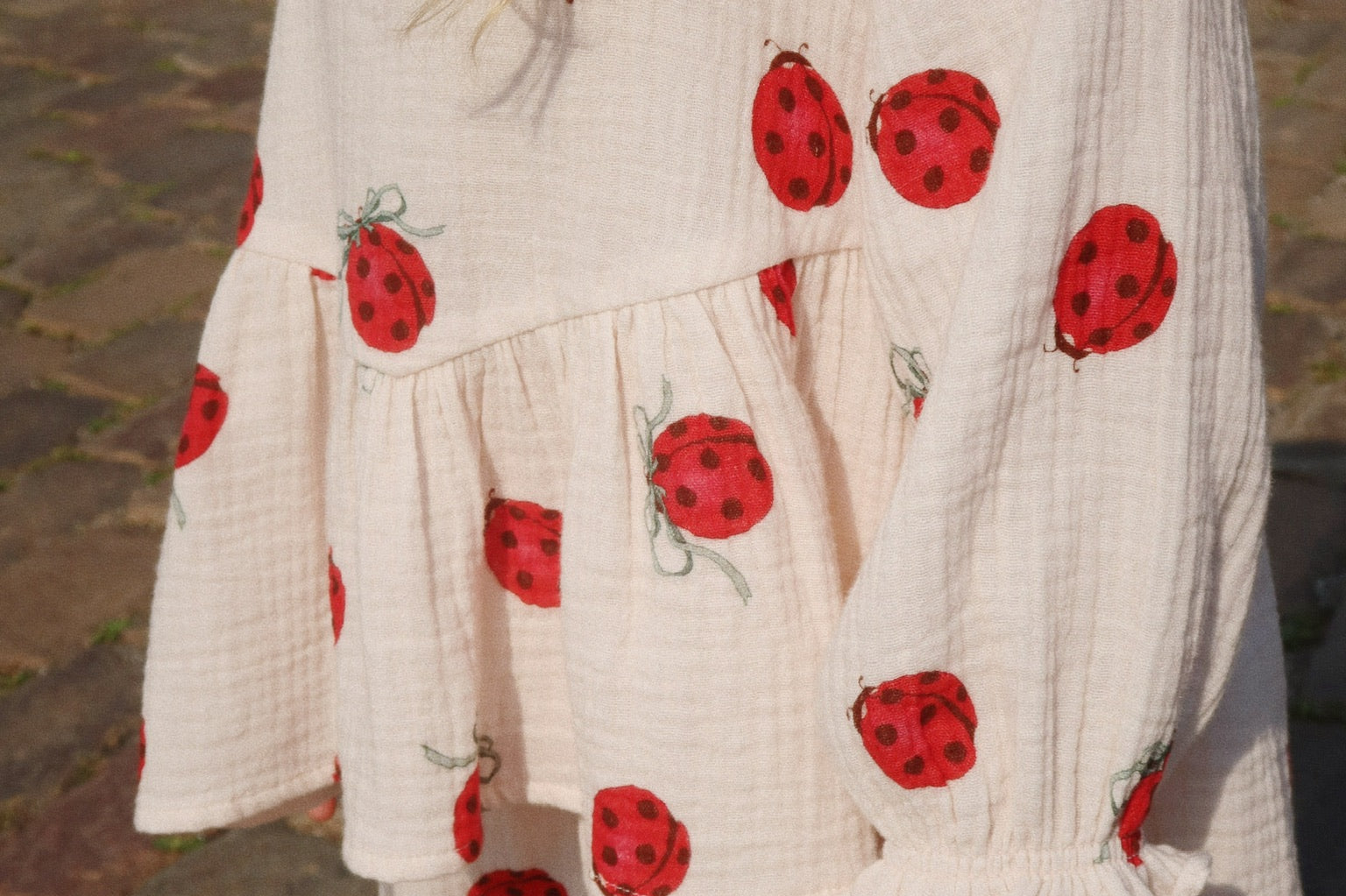 Konges Sløjd A/S Pantalon - Tissé ladybug bow