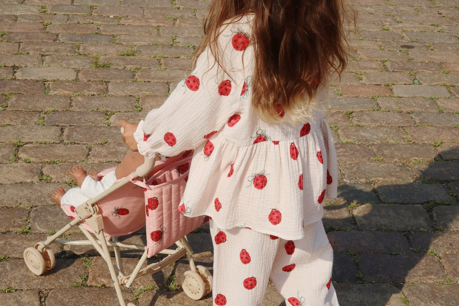 Konges Sløjd A/S Pantalon - Tissé ladybug bow