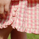 Konges Sløjd A/S Shorts et culottes bouffantes - Tissé flamingo plume check