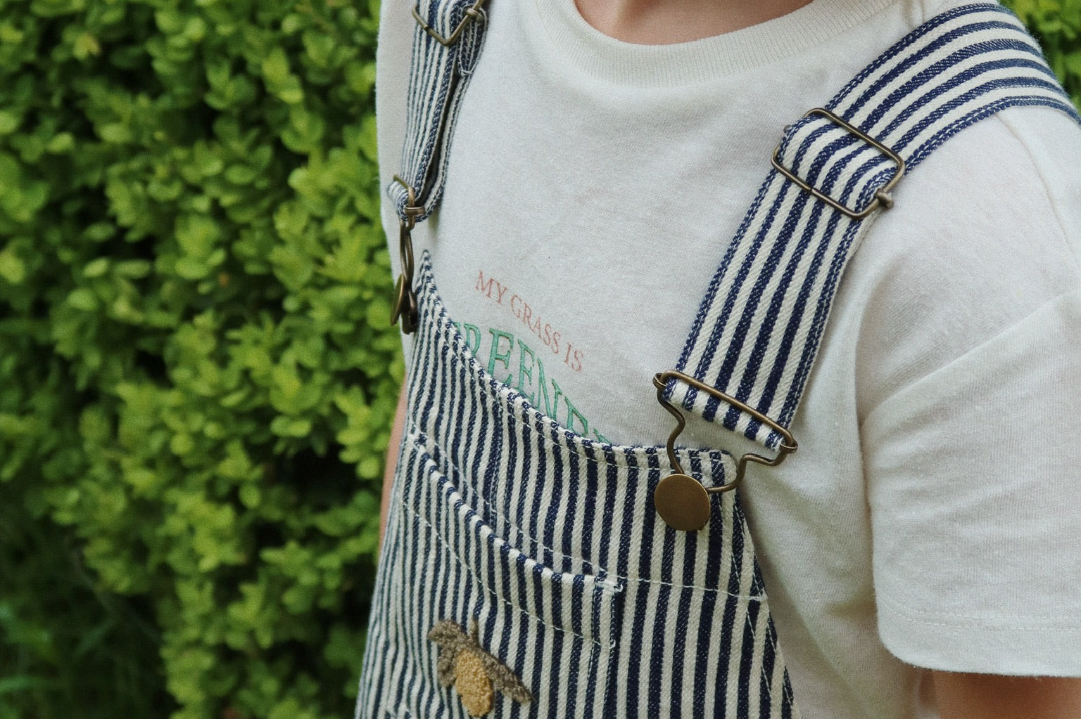 Konges Sløjd A/S Grenouillères et Jumpsuits - Tissé naval stripe