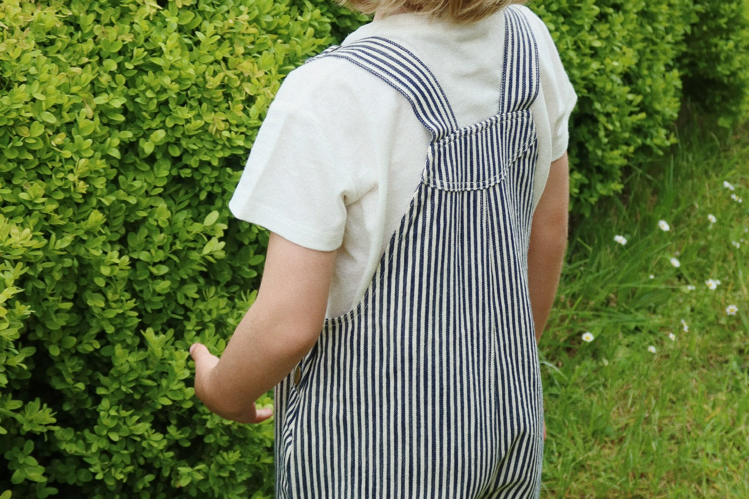 Konges Sløjd A/S Grenouillères et Jumpsuits - Tissé naval stripe