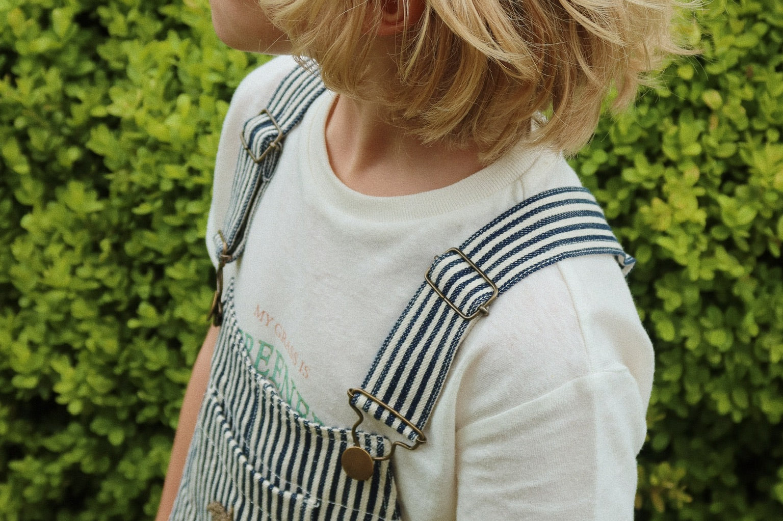 Konges Sløjd A/S Grenouillères et Jumpsuits - Tissé naval stripe