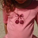 Konges Sløjd A/S WOVEN DRESSES strawberry ice