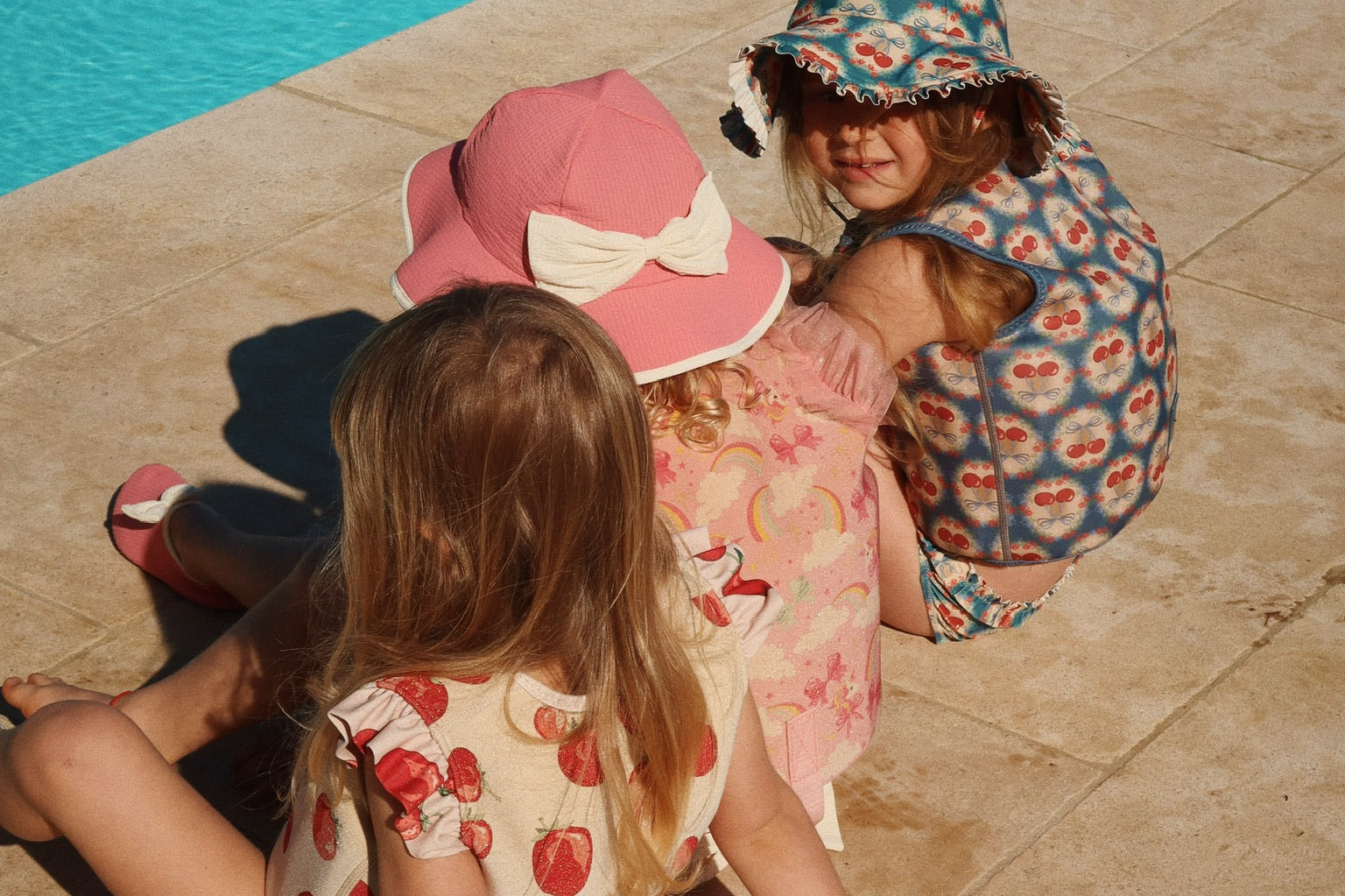 Konges Sløjd A/S Ceinture de natation cherry bow blue