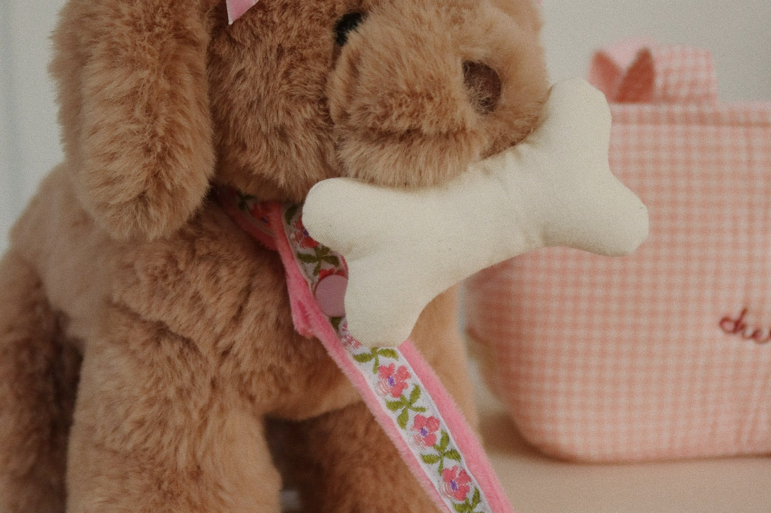 Konges Sløjd A/S Peluches pink check