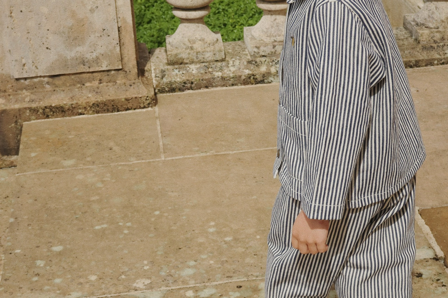 Konges Sløjd A/S Pantalon - Tissé naval stripe
