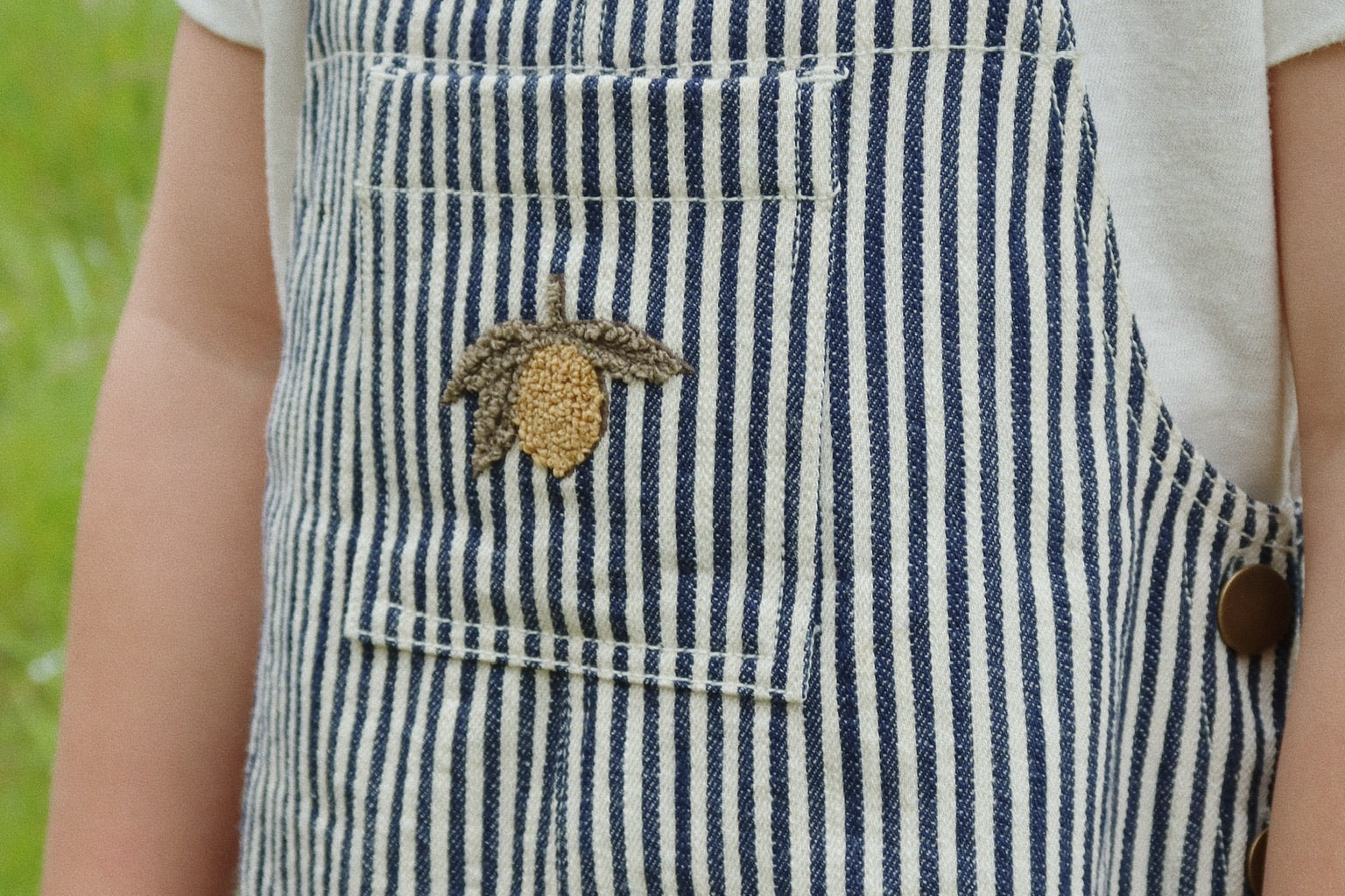 Konges Sløjd A/S Grenouillères et Jumpsuits - Tissé naval stripe