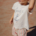 Konges Sløjd A/S Shorts et culottes bouffantes - Tissé antique stripe