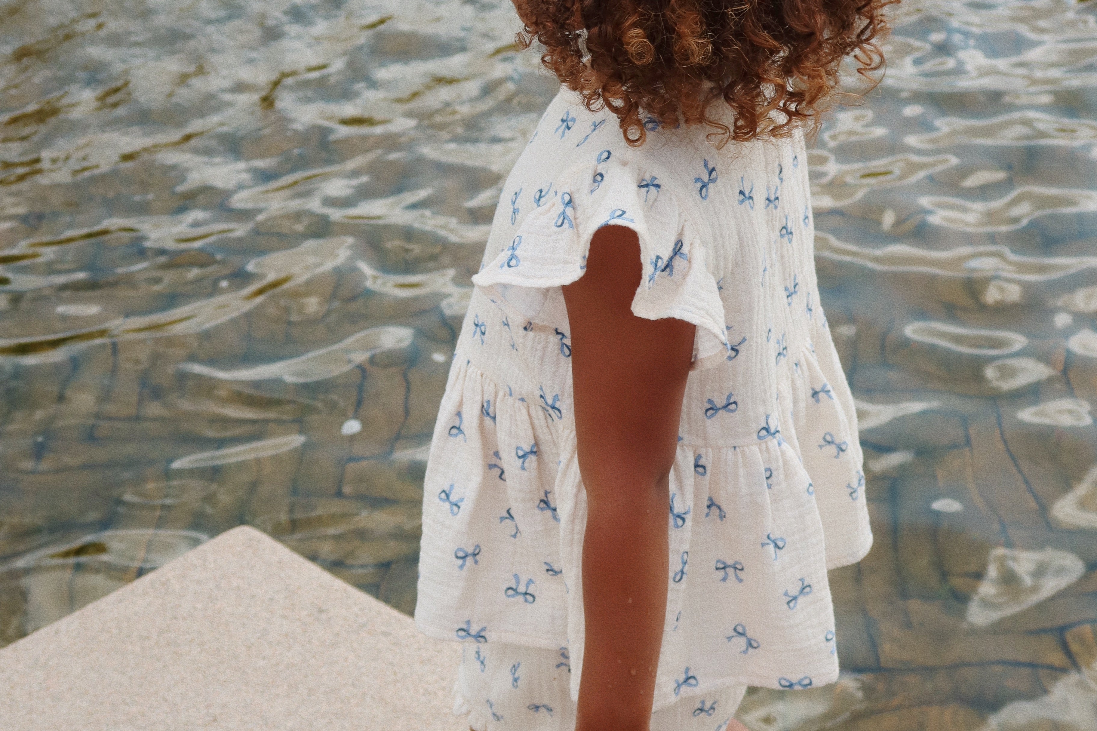 Konges Sløjd A/S Shorts et culottes bouffantes - Tissé bow bleu