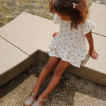 Konges Sløjd A/S Shorts et culottes bouffantes - Tissé bow bleu