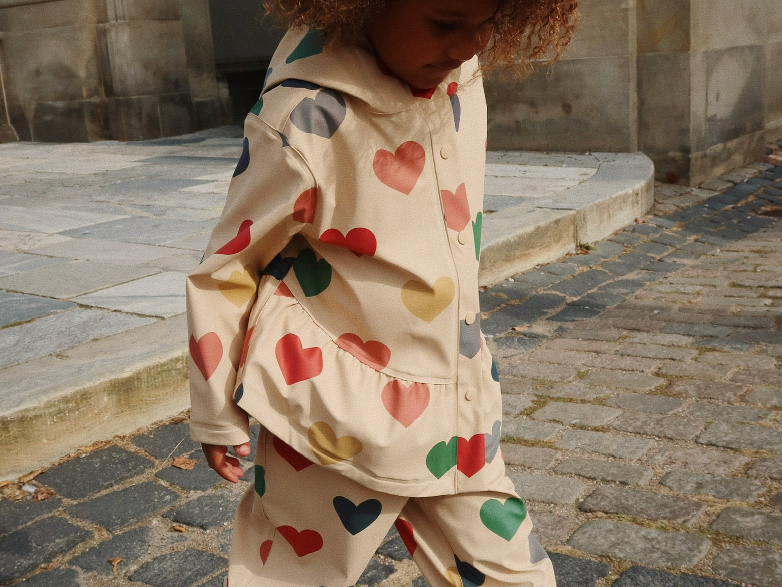 Konges Sløjd A/S Vêtements de pluie bon coeur coloré