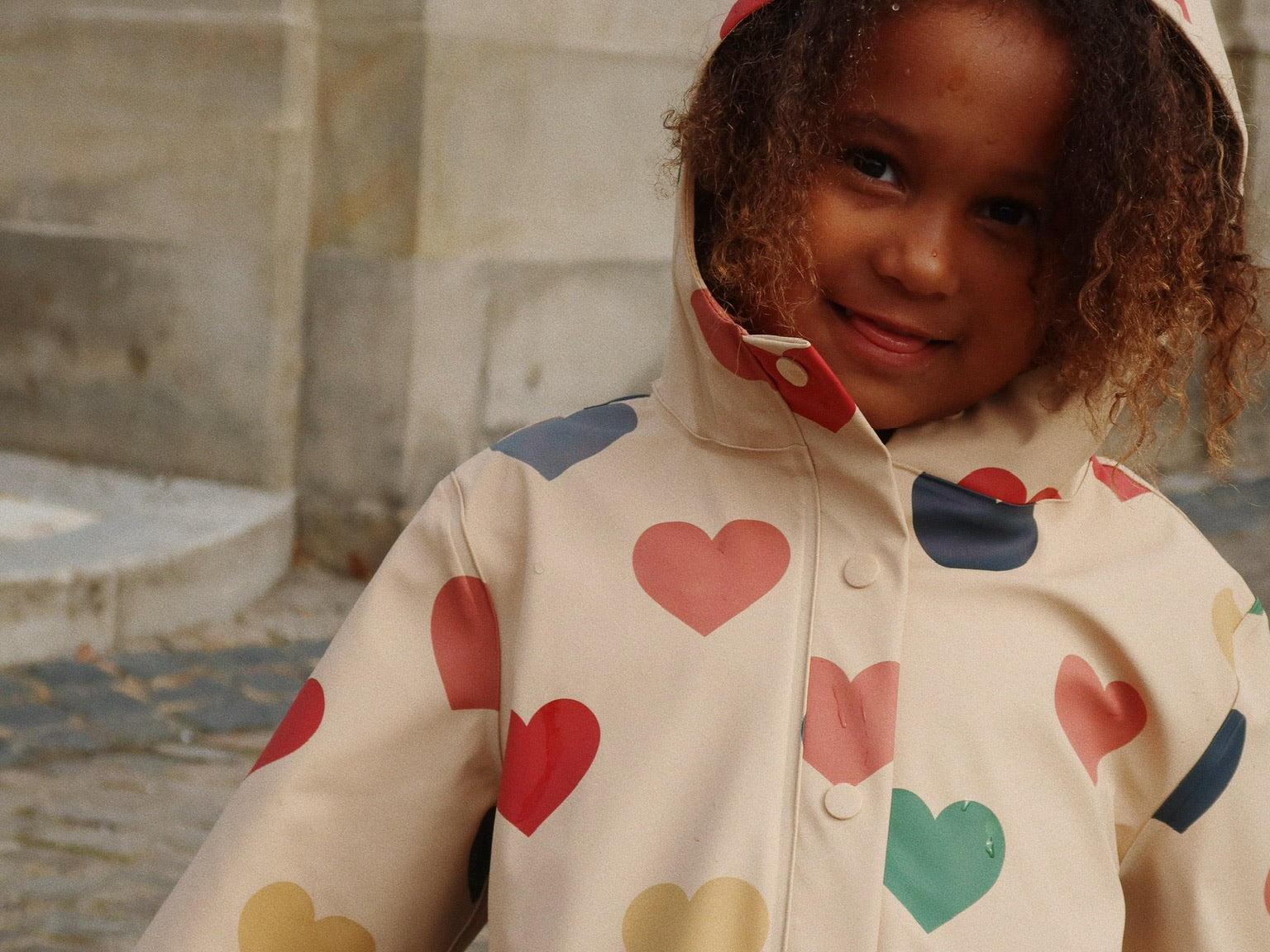 Konges Sløjd A/S Vêtements de pluie bon coeur coloré