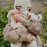 Konges Sløjd A/S Grenouillères avec capuche ma grande cerise