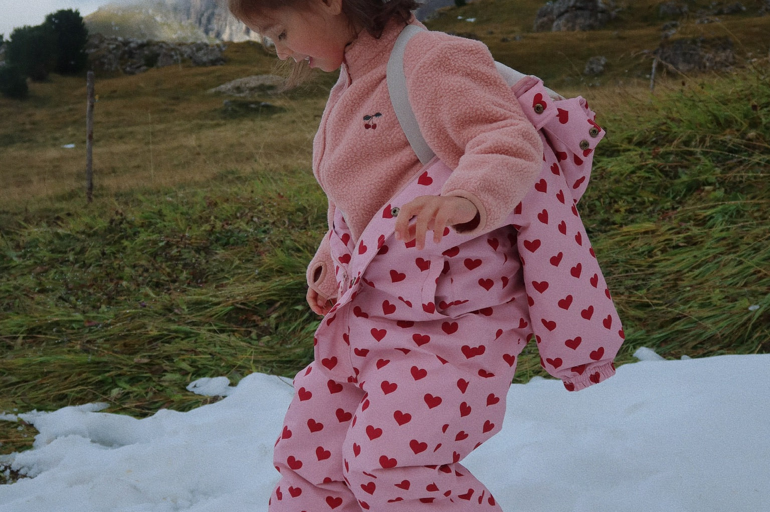 Konges Sløjd A/S Vêtements de neige amour pink
