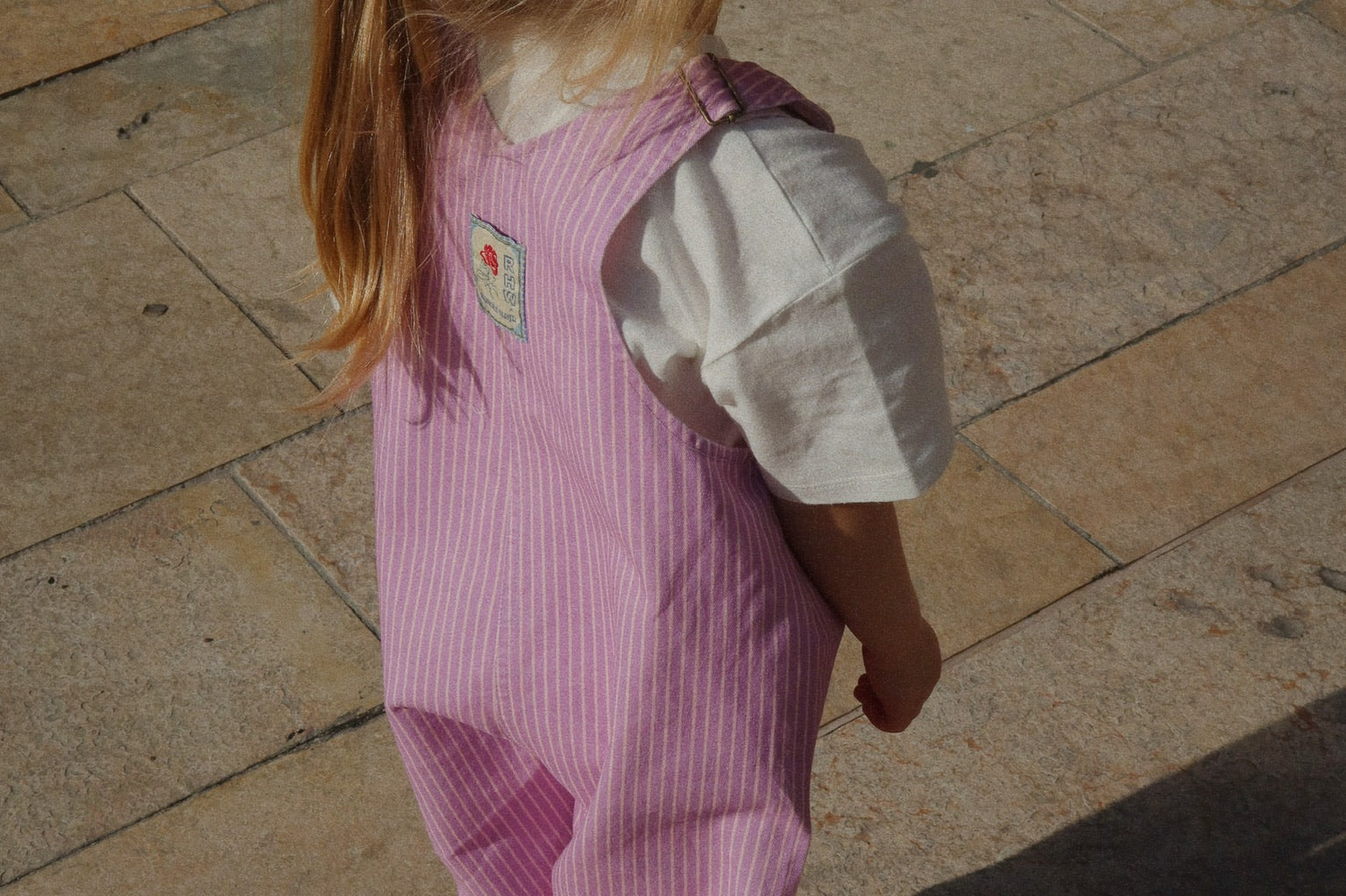 Konges Sløjd A/S Grenouillères et Jumpsuits - Tissé stripe lupino