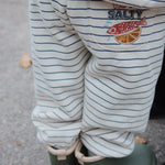 Konges Sløjd A/S Pantalon - Jersey captains blue/antique white