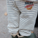 Konges Sløjd A/S Pantalon - Jersey captains blue/antique white