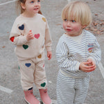 Konges Sløjd A/S Pantalon - Jersey multi heart