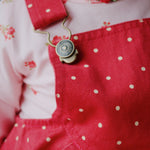 Konges Sløjd A/S Grenouillères et Jumpsuits - Tissé strawberry dot