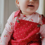 Konges Sløjd A/S Grenouillères et Jumpsuits - Tissé strawberry dot
