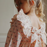 Konges Sløjd A/S WOVEN DRESSES cherry pink motif