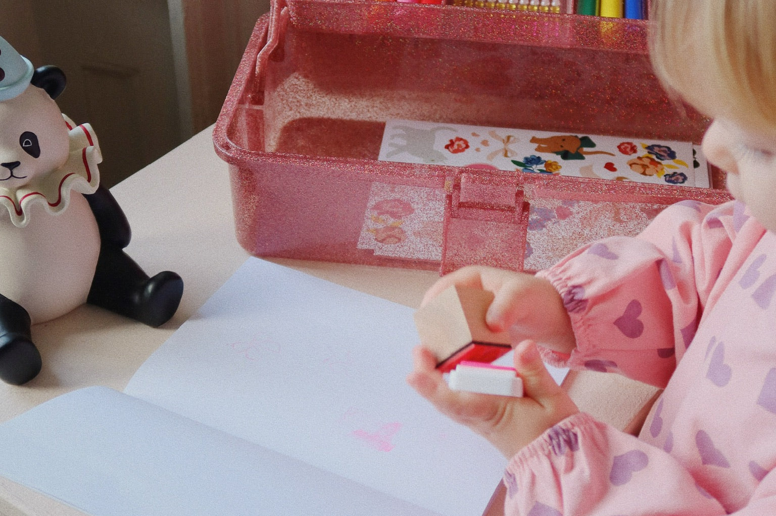Konges Sløjd A/S Jeu créatif glitter rose