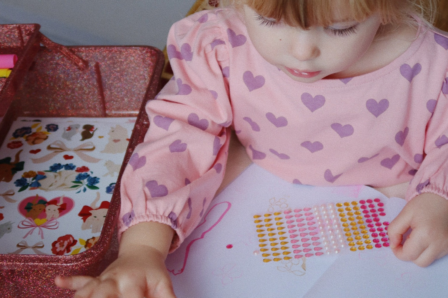 Konges Sløjd A/S Jeu créatif glitter rose