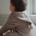 Konges Sløjd A/S Grenouillères et Jumpsuits - Tricot light brown