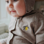 Konges Sløjd A/S Grenouillères et Jumpsuits - Tricot light brown