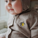 Konges Sløjd A/S Grenouillères et Jumpsuits - Tricot light brown