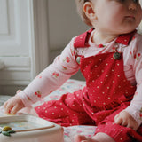 Konges Sløjd A/S Grenouillères et Jumpsuits - Tissé strawberry dot