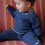 Konges Sløjd A/S Pantalons - Tricot ensign blue
