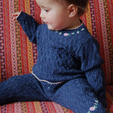 Konges Sløjd A/S Pantalons - Tricot ensign blue